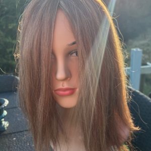 Ginger/with blonde highlights